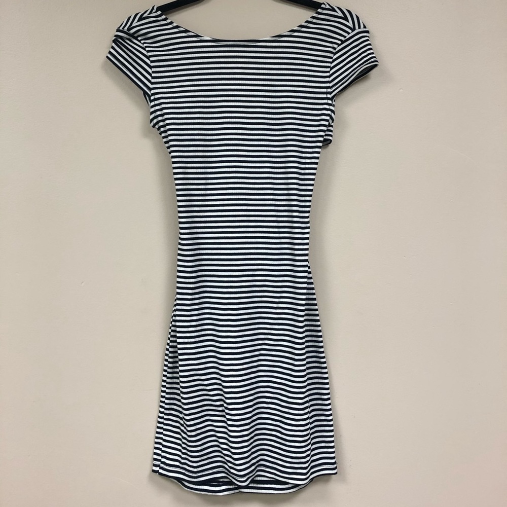 Black and White Stretchy Dress